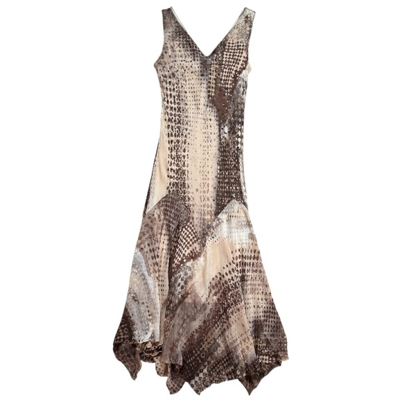 Y2K Eva Blue Asymmetrical Fairycore Sequin Dress Size 10 - Picture 13 of 15